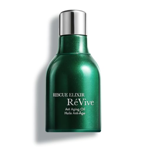 RéVive Anti Aging Face Oil - Rescue Elixir Overnight Face Oil Moisturizer - Helps Improve Skin Barrier & Reduces Fine Lines - Plumps & Smooths Skin with Murumuru Butter & Bio-Renewal Peptides (30 ml)