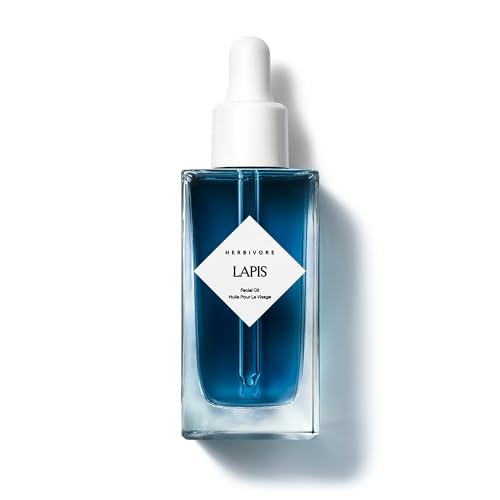 HERBIVORE Lapis Facial Oil | Balances Oil & Soothes Redness with Blue Tansy & Squalane | Safe for Oily & Acne Prone Skin, Non-Comedogenic, Vegan