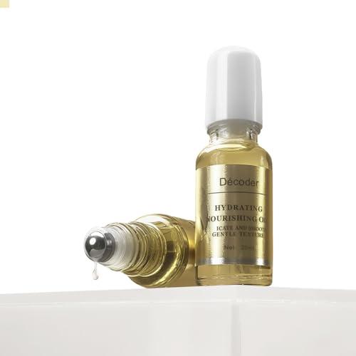 Decoder Vitamin E Oil, Face Serum with Squalane Oil | Deep Hydration Nourishing Blend of Rosehip, Jojoba & Rice Germ Oils | 100% Natural Plant Oils | Precision Roll-On