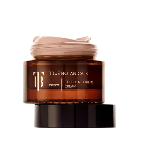 True Botanicals Chebula Extreme Cream | Anti-Aging Moisturizer w/Hyaluronic Acid | Treats Fine Lines & Wrinkles | Dry & Sensitive Skin | Dermatologist Tested, All Natural, Vegan | 1.7 oz | 50 ml