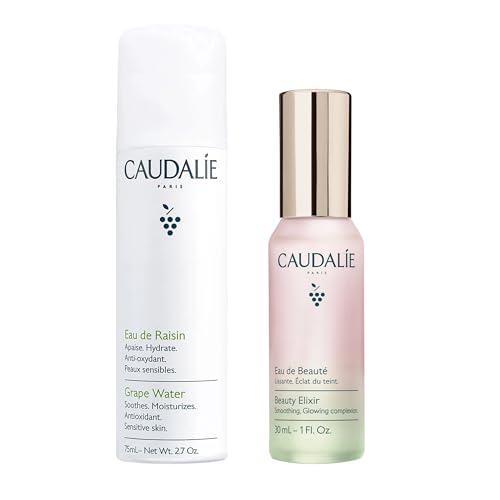 Caudalie Beauty Elixir Face Mist and Grape Water Face Mist Travel-Sized Duo