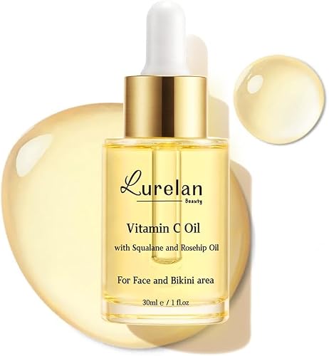 Lurelan Beauty Double Vitamin C Oil For Face and Bikini Area - Brighte — Our hands-on testing setup for luxury facial oils for sen
