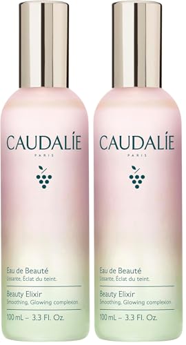 Caudalie Beauty Elixir Prep, Set Makeup, Glow Face Mist - 100 mL (2 Pack)