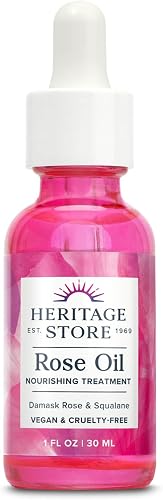 HERITAGE STORE Rose Oil Nourishing Treatment - Hydrating Face Oil for — Our hands-on testing setup for chantecaille rose de mai f