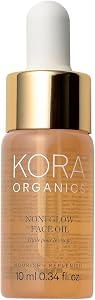 KORA Organics Noni Glow Hydrating Face Oil for All Skin Types, Lightweight Fast-Absorbing 