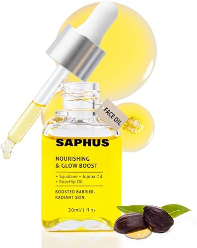 SAPHUS Lightweight Face Oil Serum with Squalane, Jojoba & Rosehip – No — Our hands-on testing setup for use luxury facial oils