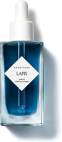HERBIVORE Lapis Facial Oil | Balances Oil & Soothes Redness with Blue — Our hands-on testing setup for luxury beauty elixirs for 