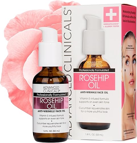 Advanced Clinicals Rosehip Oil For Face With Vitamin E + Botanicals He — Side-by-side comparison of top picks in this category