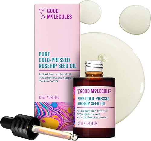Good Molecules Pure Cold-Pressed Rosehip Seed Oil - 100% Natural Rose — Our recommended configuration for best results